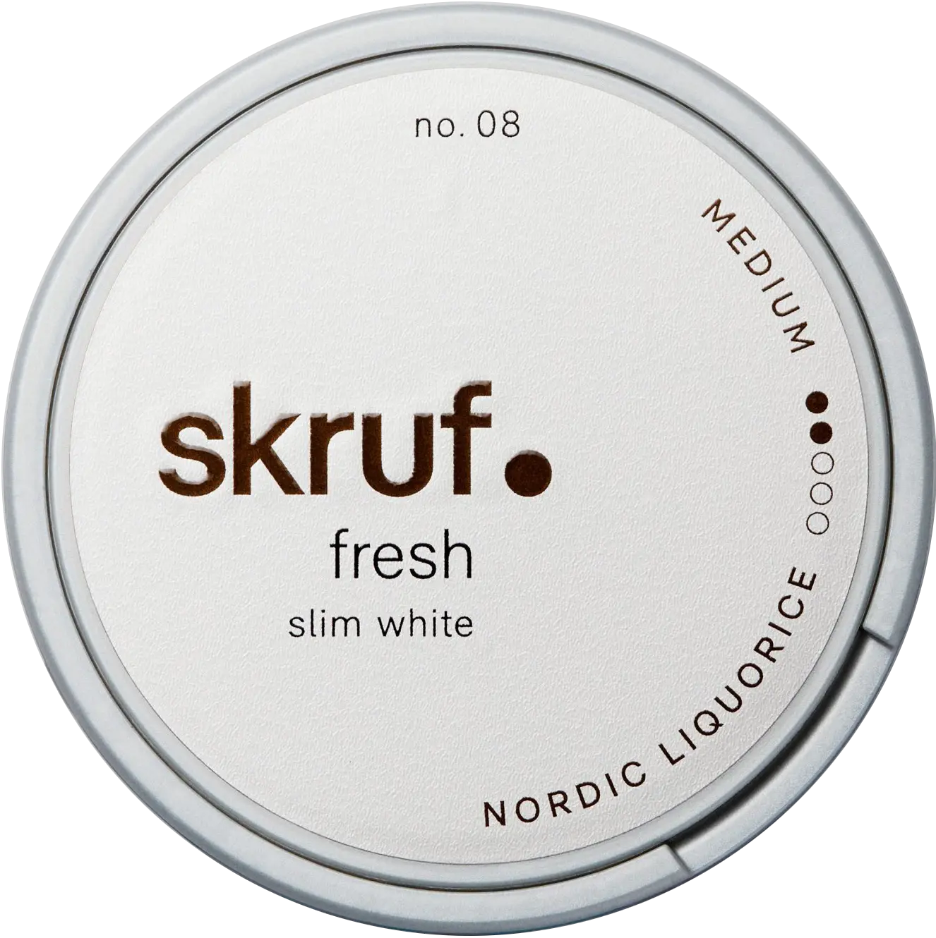 skruf-fresh-slim-white-nordic-liquorice-medium.webp Skruf Nordic Slim White Portion - Slika 1