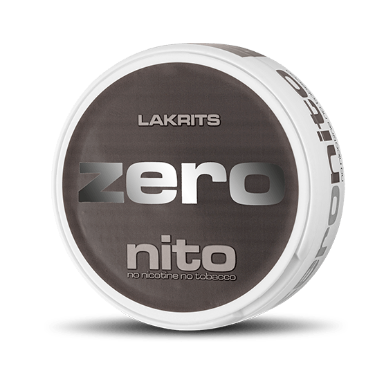 zeronito-lakrits-nikotinfritt.png Zeronito Licorice nicotine free snus – Image 1